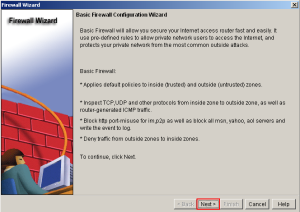 Basic Firewall Wizard