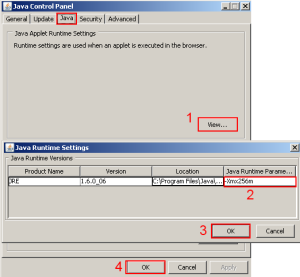 Java Control Runtime